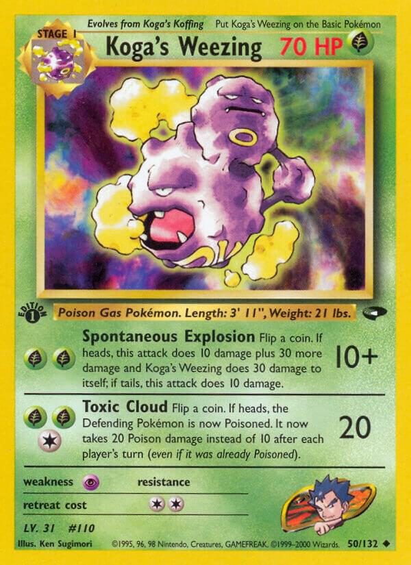 Koga's Weezing, Gym Challenge 50/132