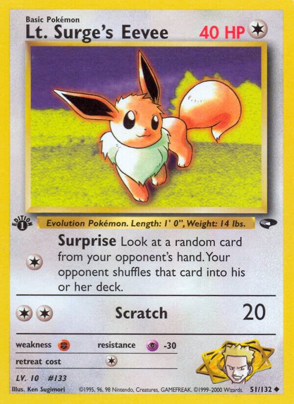 Lt. Surge's Eevee, Gym Challenge 51/132