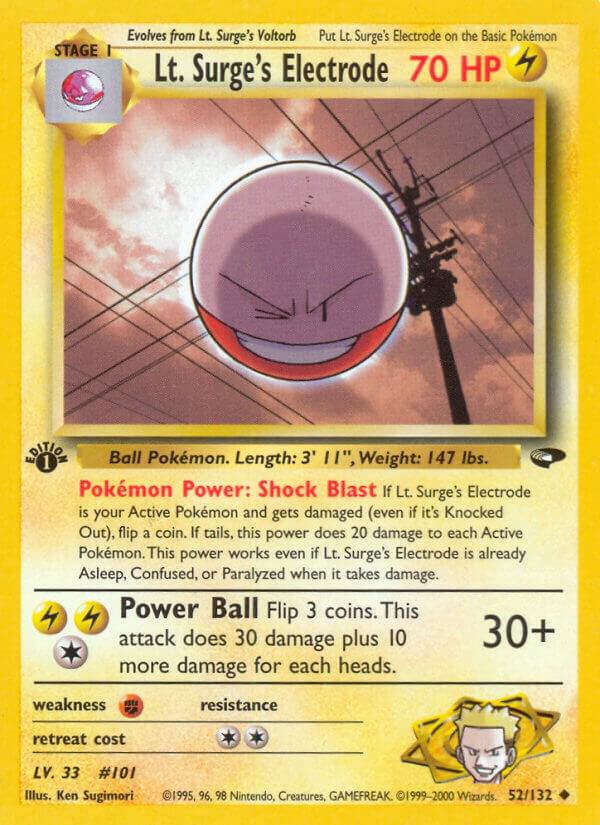 Lt. Surge's Electrode, Gym Challenge 52/132