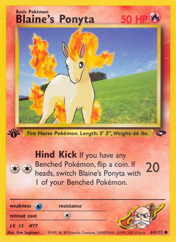 Blaine's Ponyta, Gym Challenge 64/132