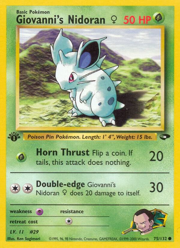 Giovanni's Nidoran F, Gym Challenge 75/132