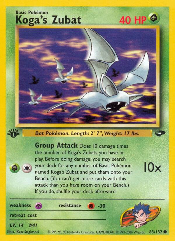 Koga's Zubat, Gym Challenge 83/132