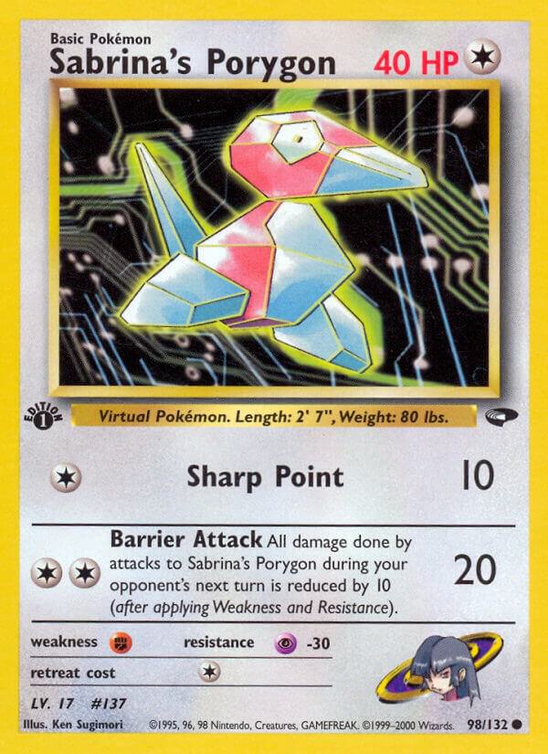 Sabrina's Porygon, Gym Challenge 98/132