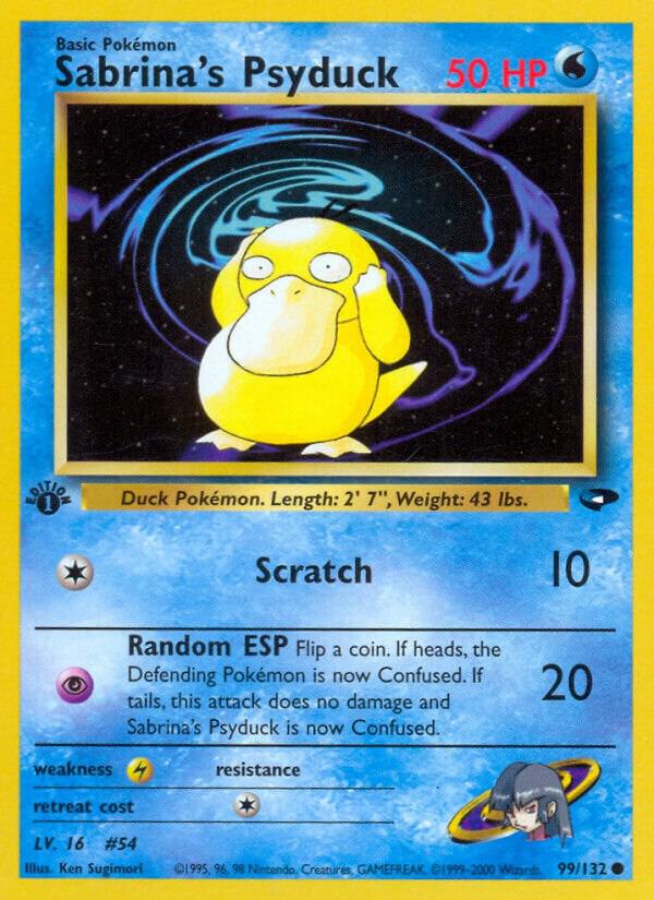 Sabrina's Psyduck, Gym Challenge 99/132