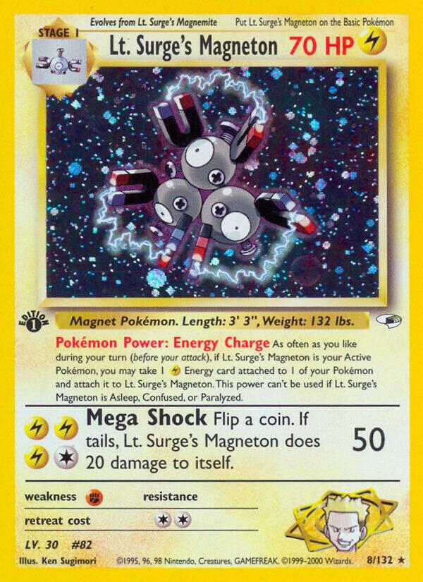 Lt. Surge's Magneton, Gym Heroes 8/132