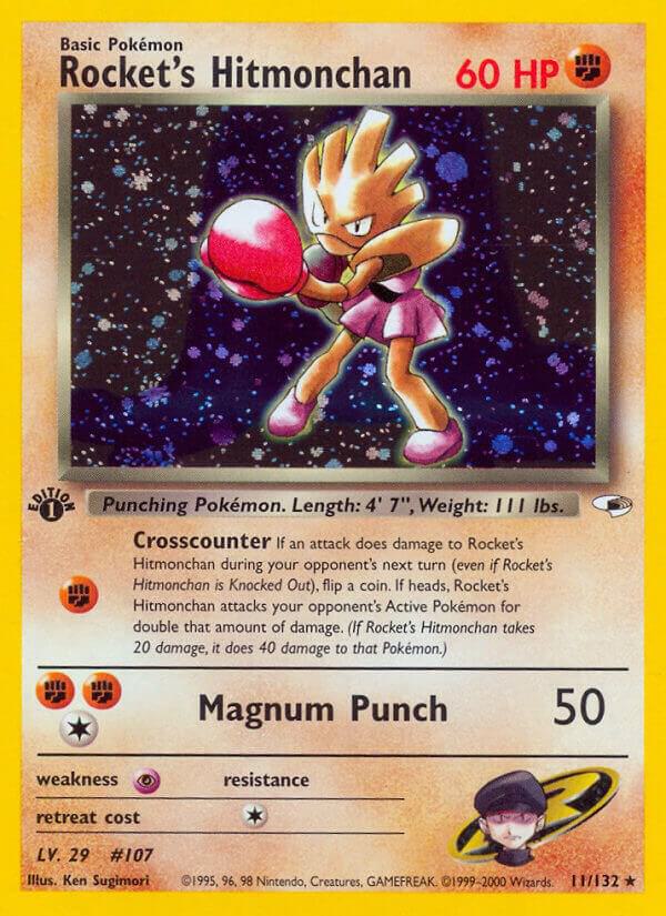 Rocket's Hitmonchan, Gym Heroes 11/132