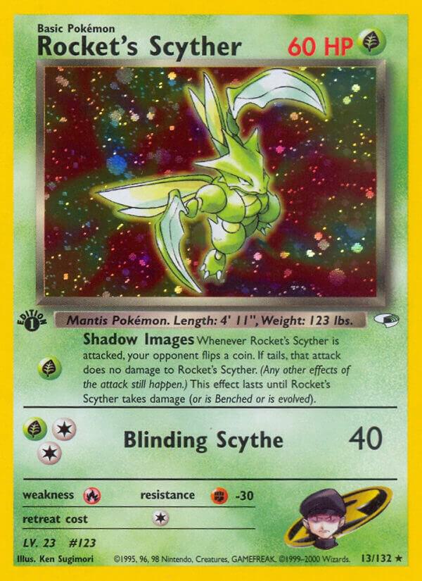 Rocket's Scyther, Gym Heroes 13/132