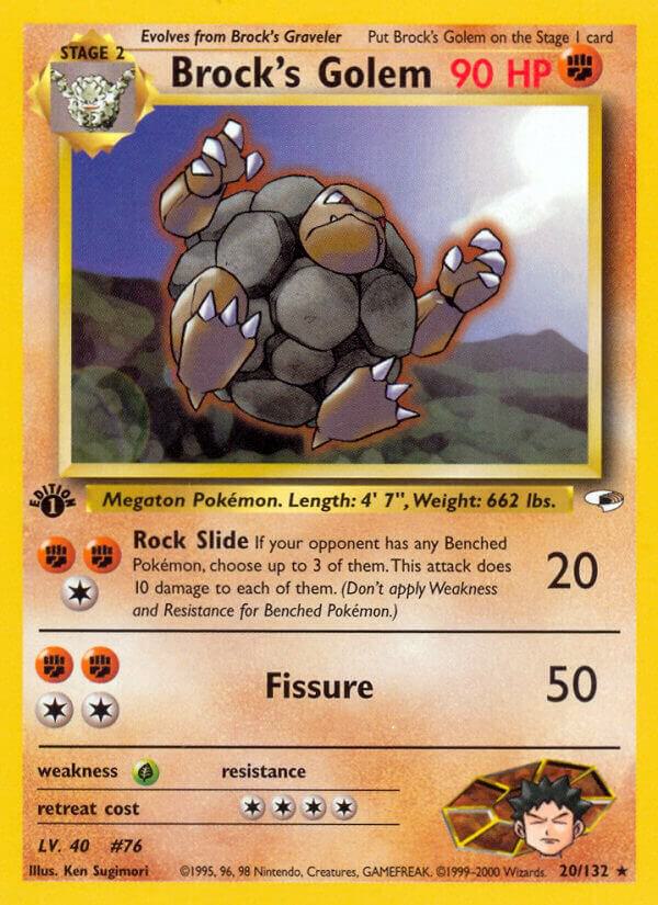Brock's Golem, Gym Heroes 20/132