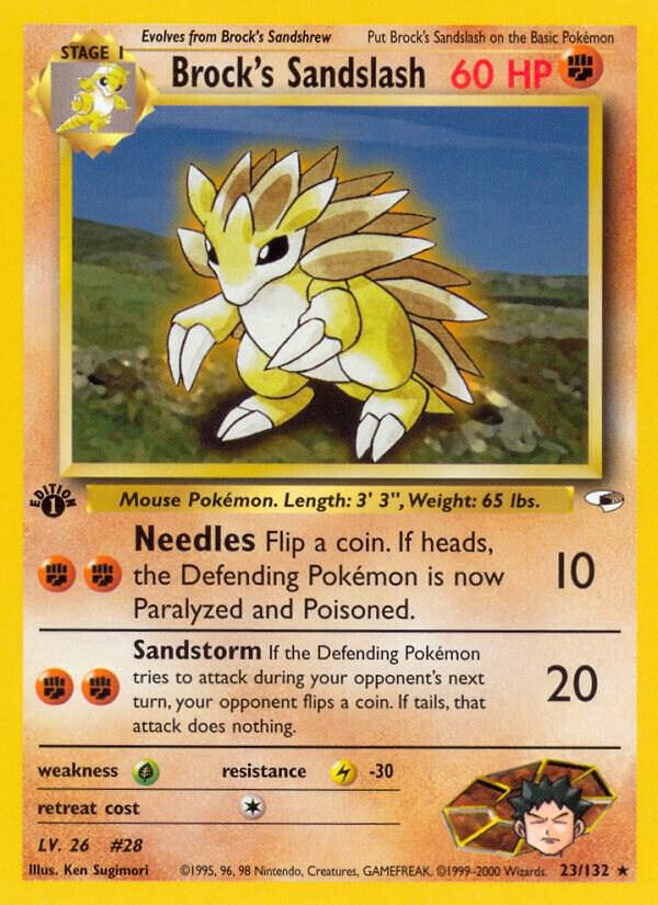 Brock's Sandslash, Gym Heroes 23/132