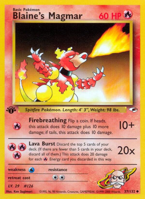 Blaine's Magmar, Gym Heroes 37/132