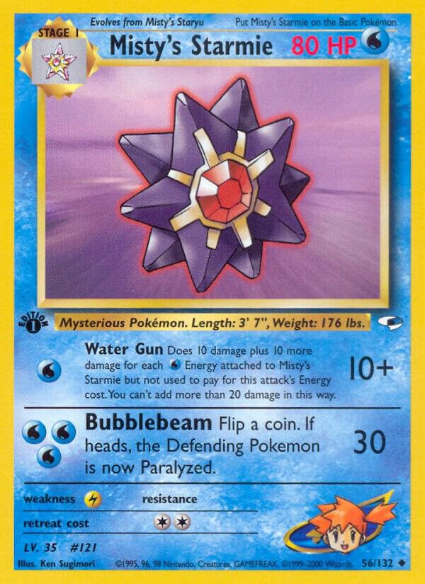 Misty's Starmie, Gym Heroes 56/132