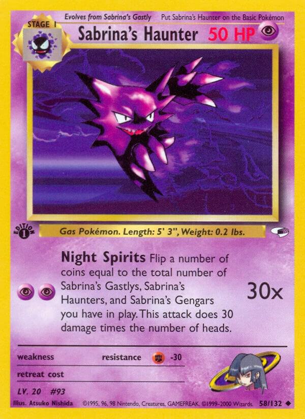Sabrina's Haunter, Gym Heroes 58/132