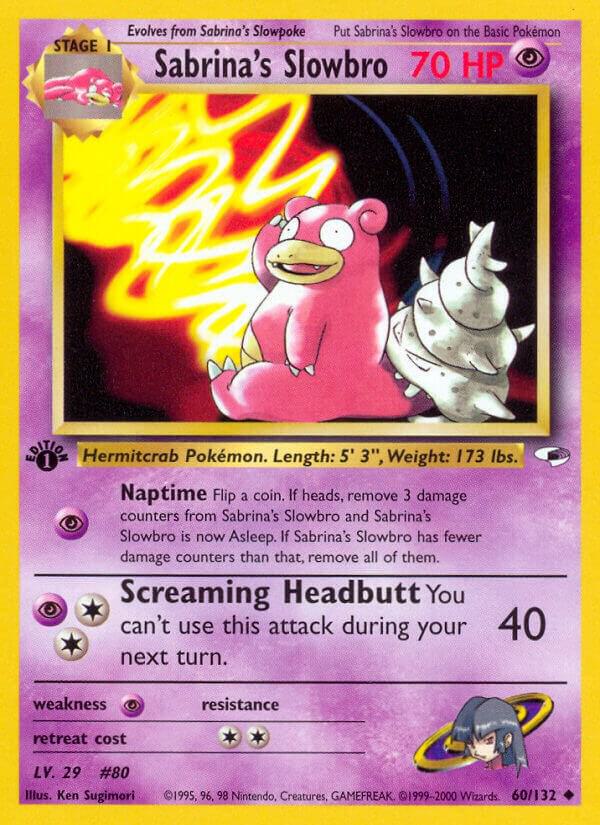 Sabrina's Slowbro, Gym Heroes 60/132