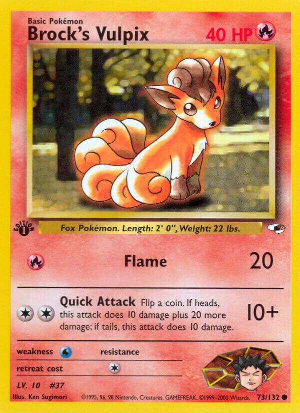 Brock's Vulpix, Gym Heroes 73/132