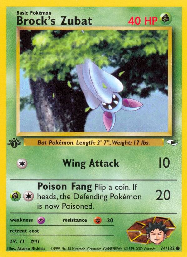 Brock's Zubat, Gym Heroes 74/132
