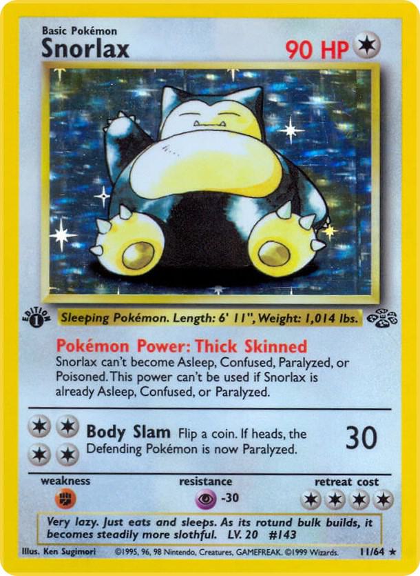 Snorlax, Jungle 11/64