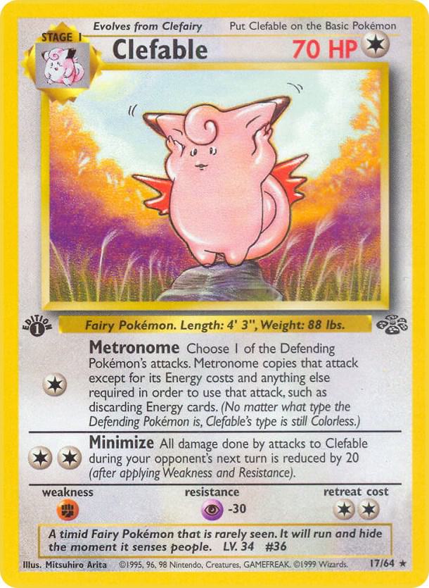 Clefable, Jungle 17/64