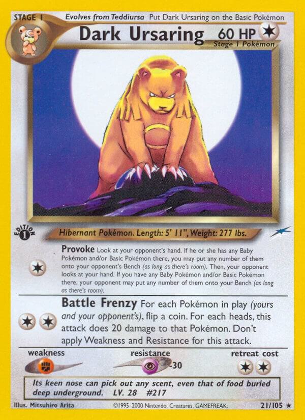Dark Ursaring, Neo Destiny 21/105