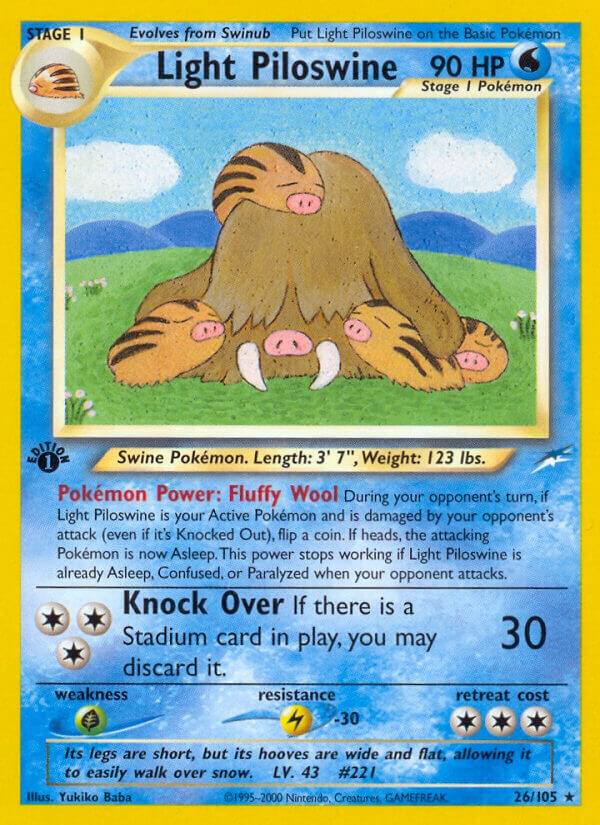 Light Piloswine, Neo Destiny 26/105