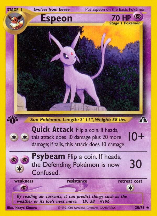 Espeon, Neo Discovery 20/75