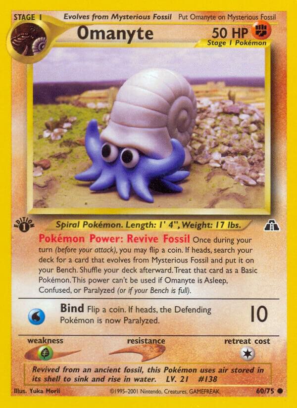 Omanyte, Neo Discovery 60/75