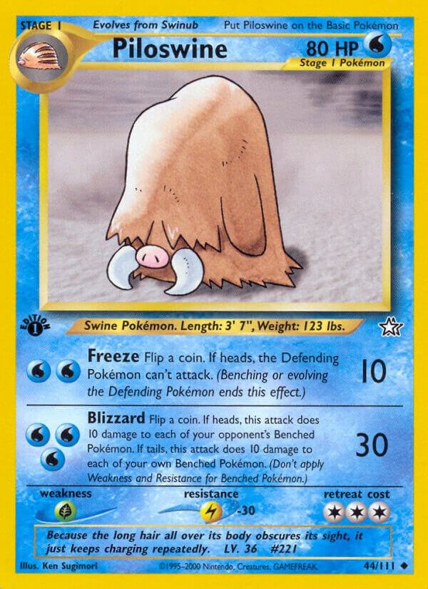 Piloswine, Neo Genesis 44/111