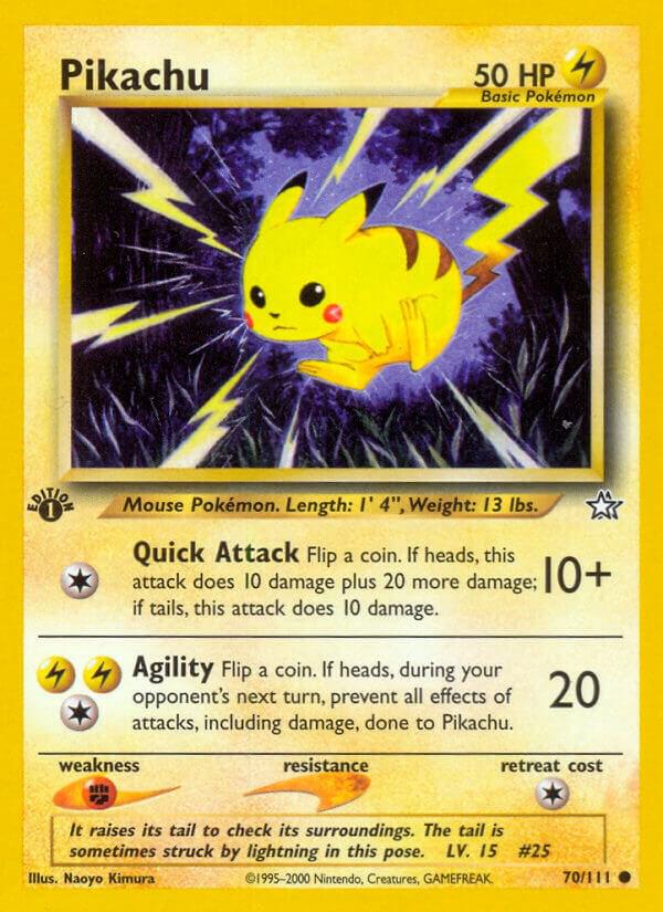 Pikachu, Neo Genesis 70/111