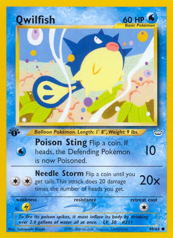 Qwilfish, Neo Revelation 49/64