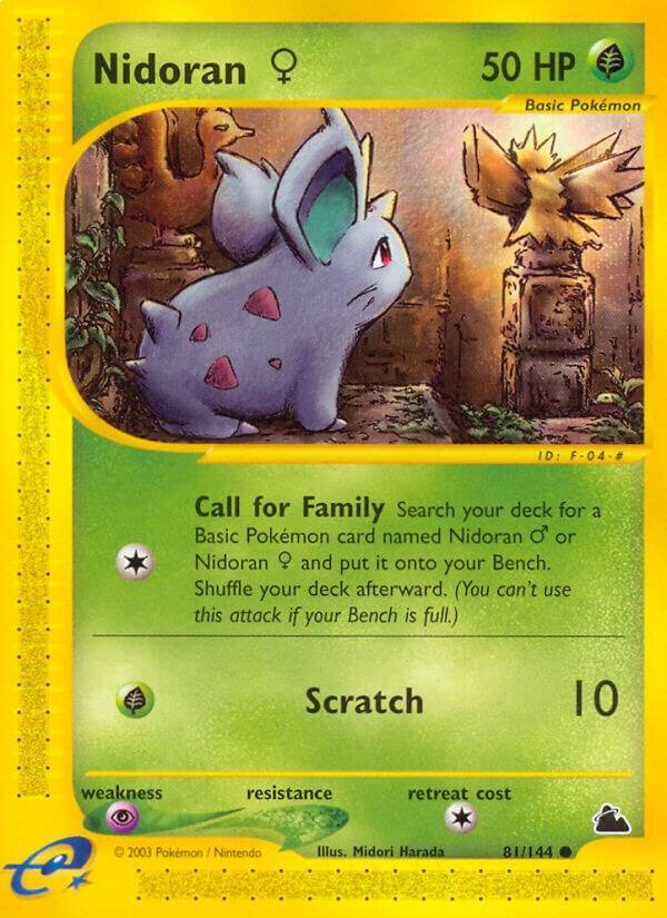 Nidoran F, Skyridge 81/144