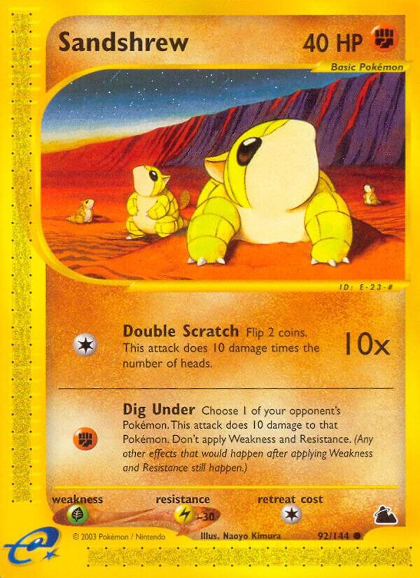 Sandshrew, Skyridge 92/144