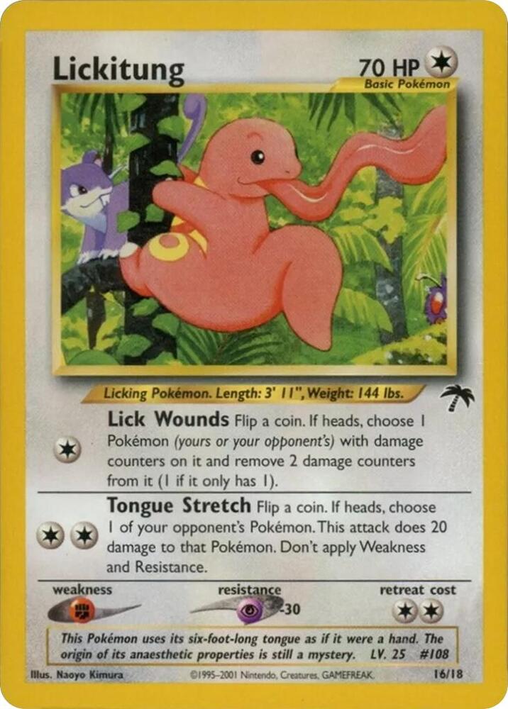 Lickitung, Southern Islands 16/18