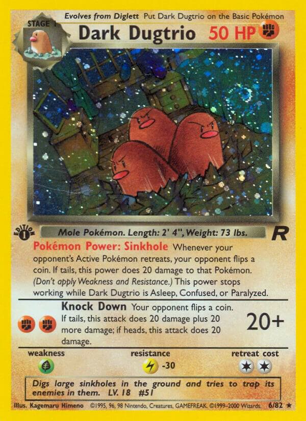 Dark Dugtrio, Team Rocket 6/82